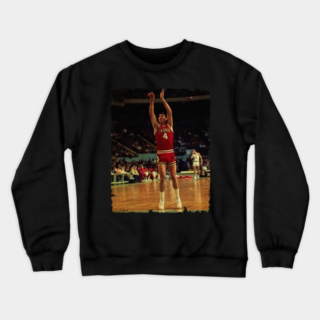 Jerry Sloan - Vintage Design Of Basketball Crewneck Sweatshirt by JULIAN AKBAR PROJECT
